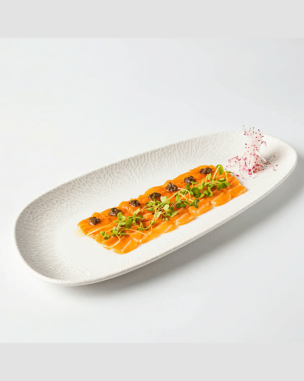 Carpaccio de salmão